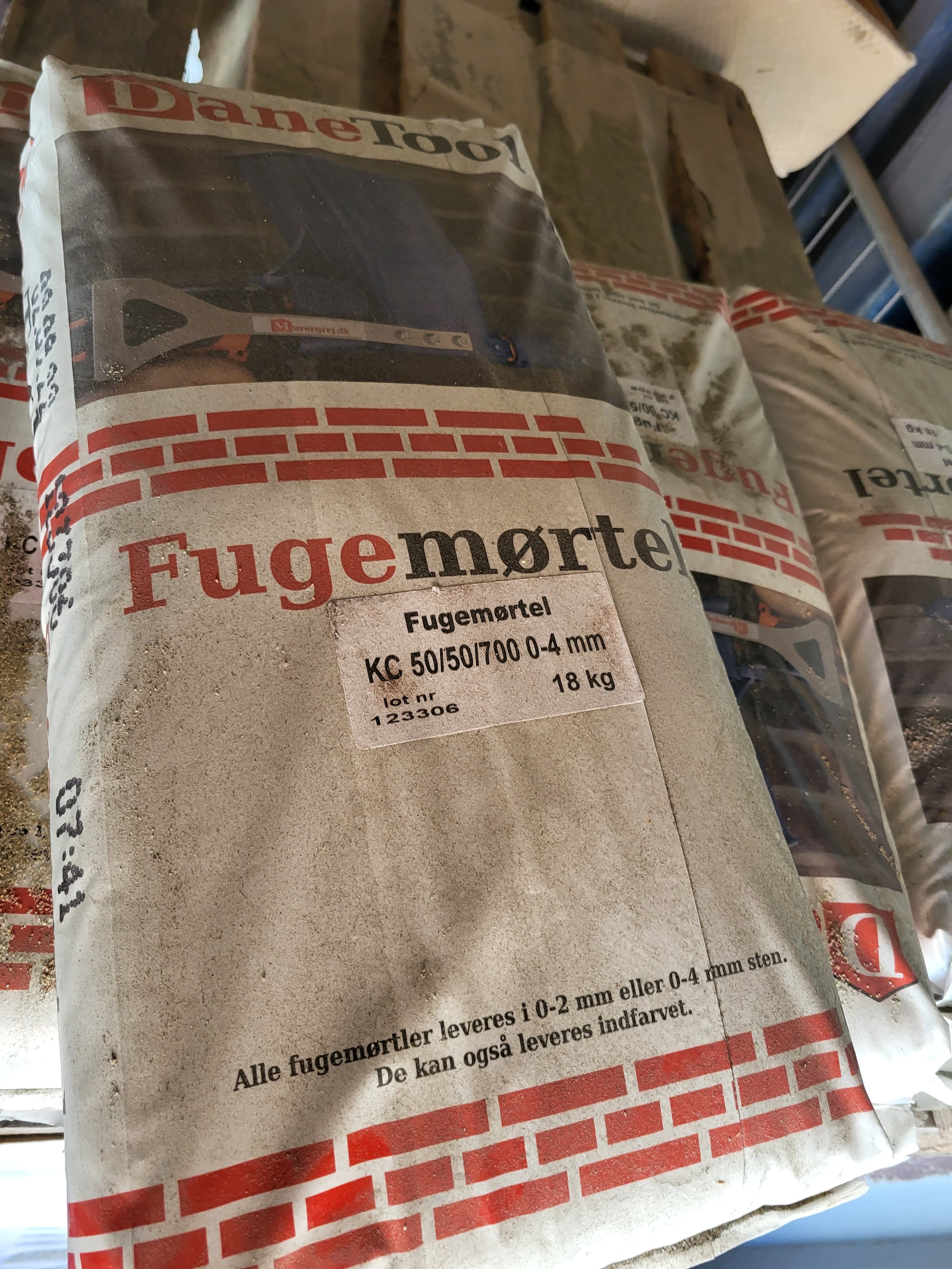 DaneTool Fugemørtel KC 50/50/700 0-4 mm, 18 kg - 1